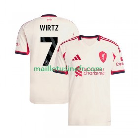 Maillot de Foot Liverpool Florian Wirtz 7 Extérieur 2025-26